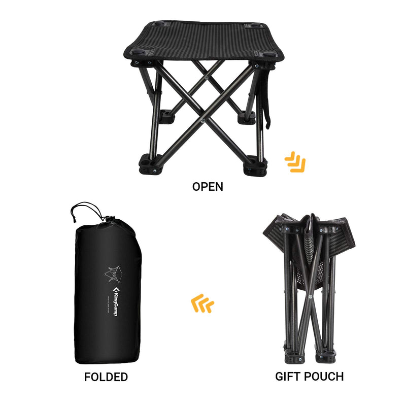 Load image into Gallery viewer, KingCamp MINI STOOL Folding Stool Set