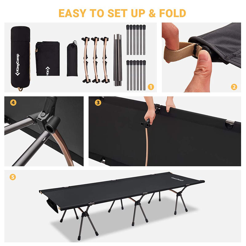 Load image into Gallery viewer, KingCamp GINKGO Ultralight Camping Cot