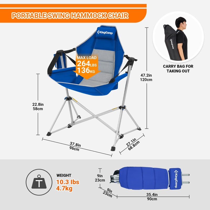 Load image into Gallery viewer, KingCamp Portable Swing Chair