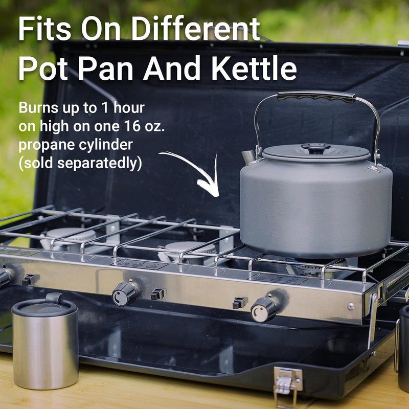 Load image into Gallery viewer, FINEFLAME Portable Gas Stove 3-Burner Propane Camping Stove