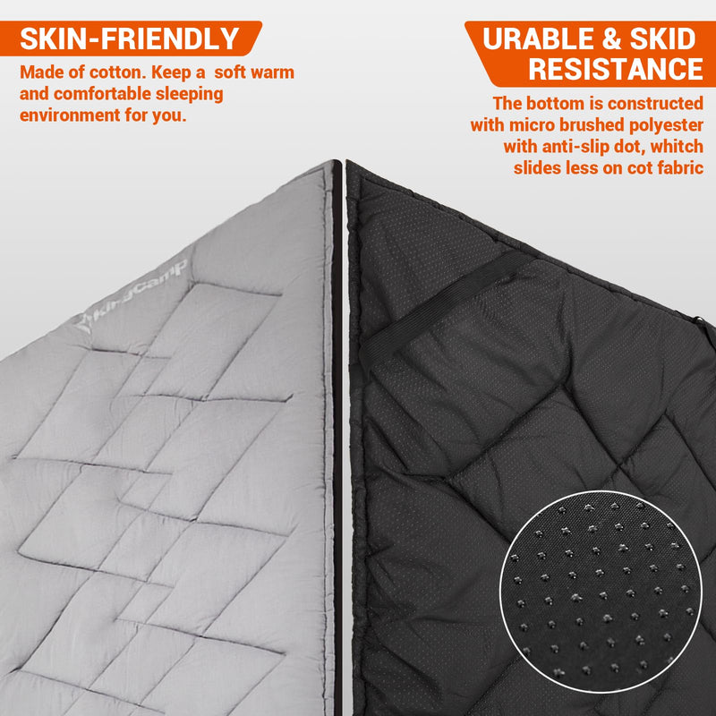 Load image into Gallery viewer, KingCamp Padded Mat Camp Pad Grey