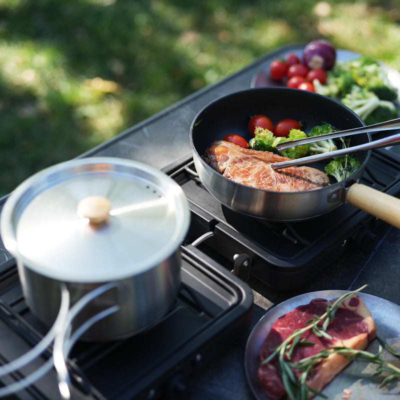 Load image into Gallery viewer, KingCamp Portable 2-Burner Camping Stove