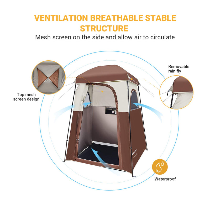 Load image into Gallery viewer, KingCamp MARASUSA Shower Tent 1 Room Privacy Shelter