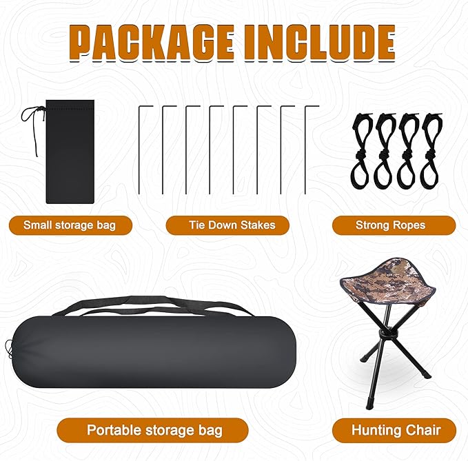 Load image into Gallery viewer, KinWild 270 Degree See Through Hunting Blind 2-3 Person