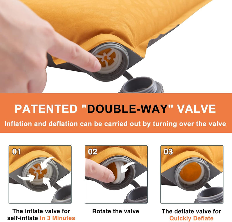 Laden Sie das Bild in Galerie -Viewer, Airelax 2D Selbstaufblasende Isomatte für Camping