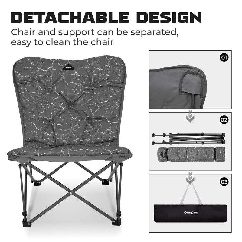 Load image into Gallery viewer, KingCamp C20 B Oversized Butterfly Camp Chair