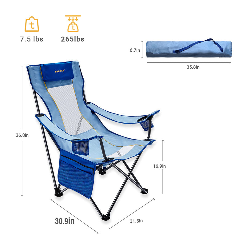 Load image into Gallery viewer, WEJOY Tall Reclining Armchair