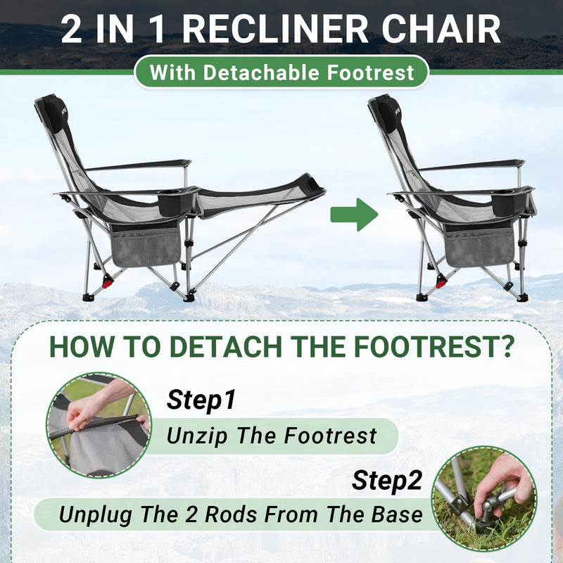 Load image into Gallery viewer, WEJOY 2 in 1 Recliner Chair with Umbrella