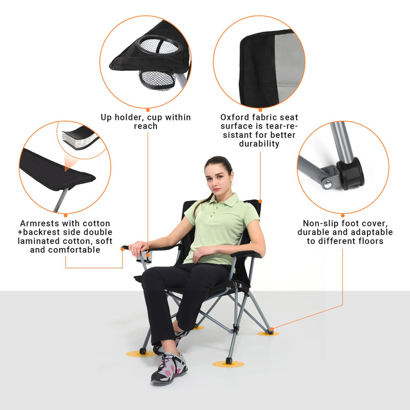 Load image into Gallery viewer, KingCamp Camping Armchair Set of 2