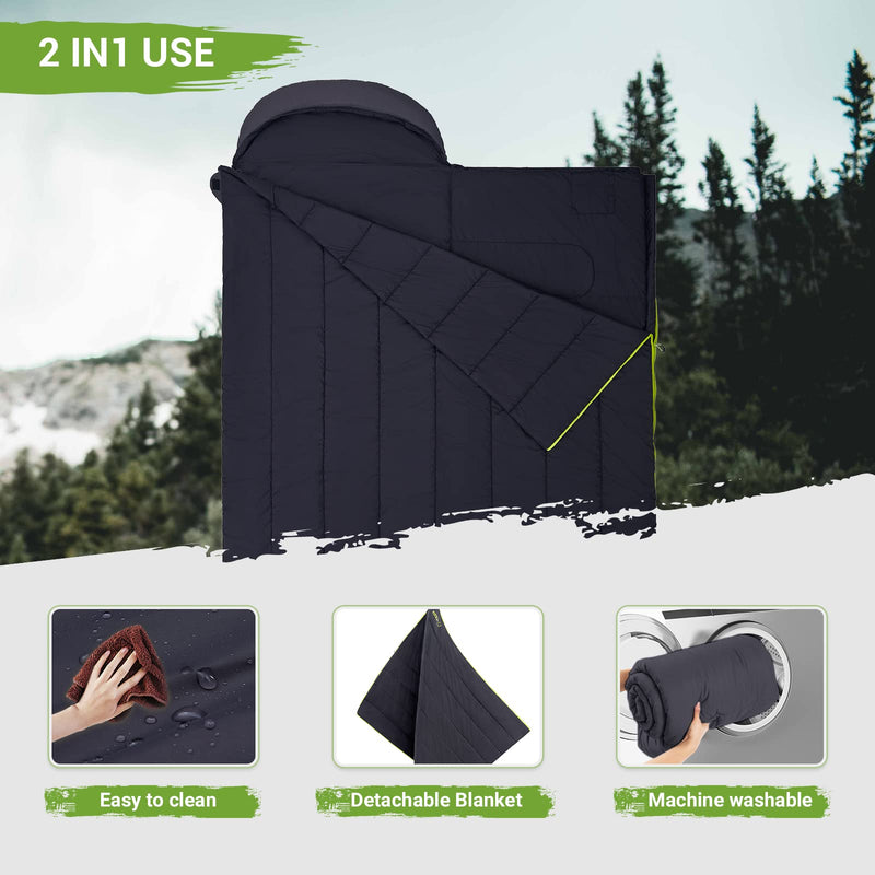 Load image into Gallery viewer, ATEPA VOLCANIC ROCK 240 3 in 1 Sleeping Bag