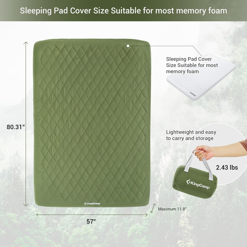 Load image into Gallery viewer, KingCamp MAT COVER 2.2 Camping Mattress Pad Cover