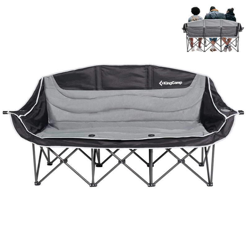 Load image into Gallery viewer, KingCamp CANNA C30 Trio Outdoor Loveseat Chair