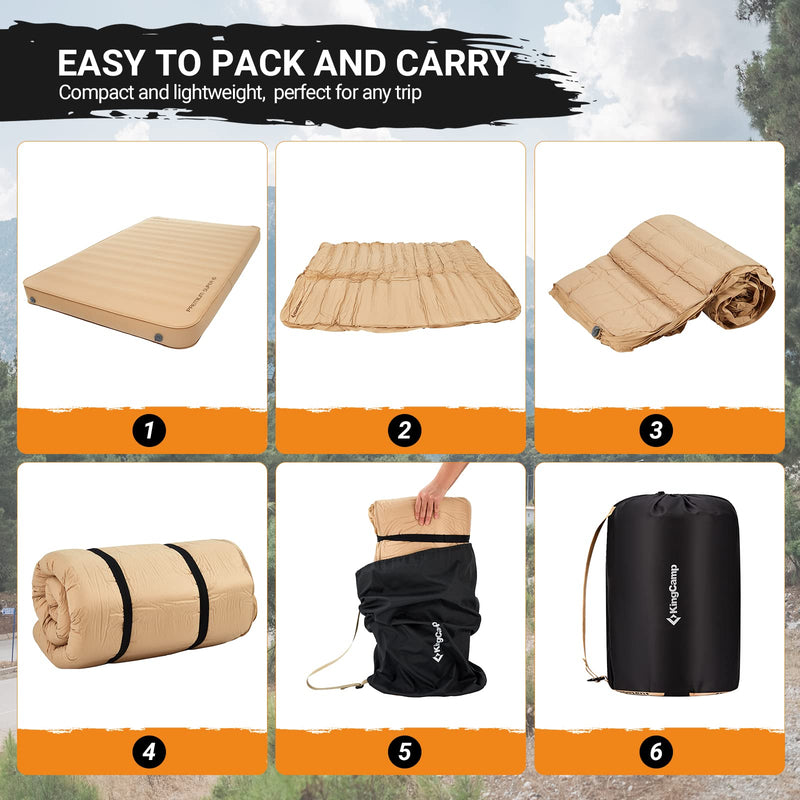 Load image into Gallery viewer, KingCamp PREMIUM SUPER 15 Double Self-inflateble Pad R Value 11