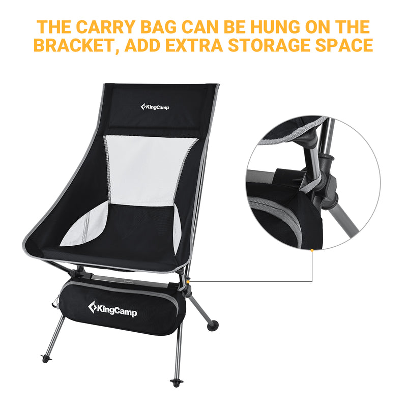 Load image into Gallery viewer, KingCamp Ultralight Highback Camping Chair