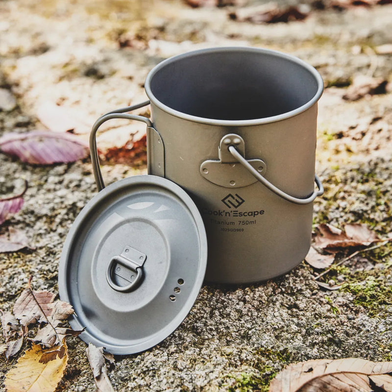Cargue la imagen en el visor de la galería, Cook'n'Escape 750ml Titanium Soloist Titanium Pot