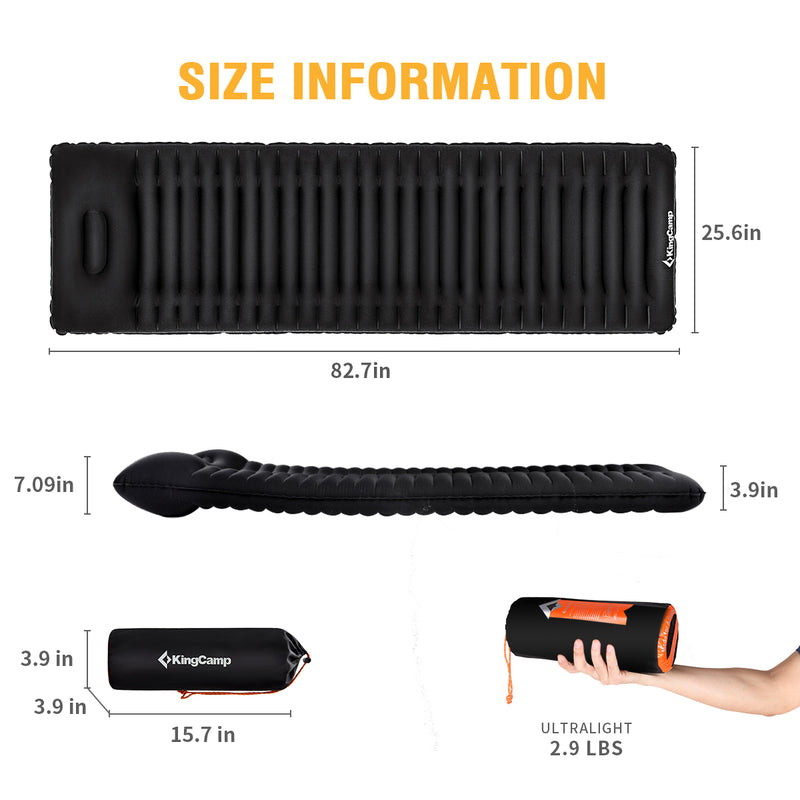 Load image into Gallery viewer, KingCamp DELUXE COMFORT Single Air Pad