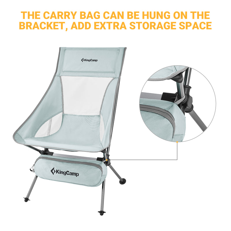 Load image into Gallery viewer, KingCamp Ultralight Highback Camping Chair