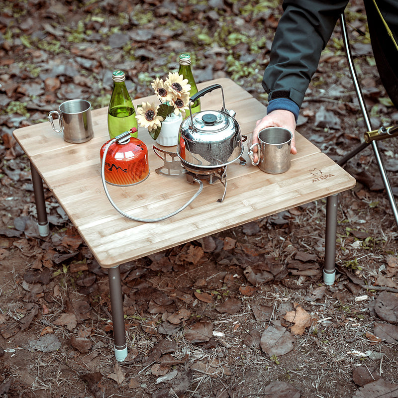 Load image into Gallery viewer, ATEPA BAMBOO Small Bamboo Table 4-Folded