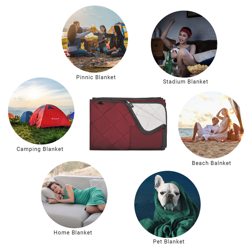 Load image into Gallery viewer, FUNDANGO FLORA Picnic Rug Picnic Blanket