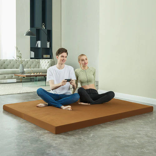 Load image into Gallery viewer, Memory Foam Camping Mattress Camping Sleeping Pad with Removable Cover