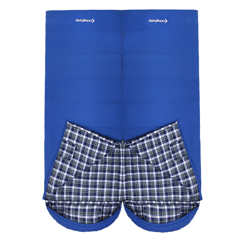 Load image into Gallery viewer, KingCamp COMFORT 280 Hooded Rectangular Sleeping Bag