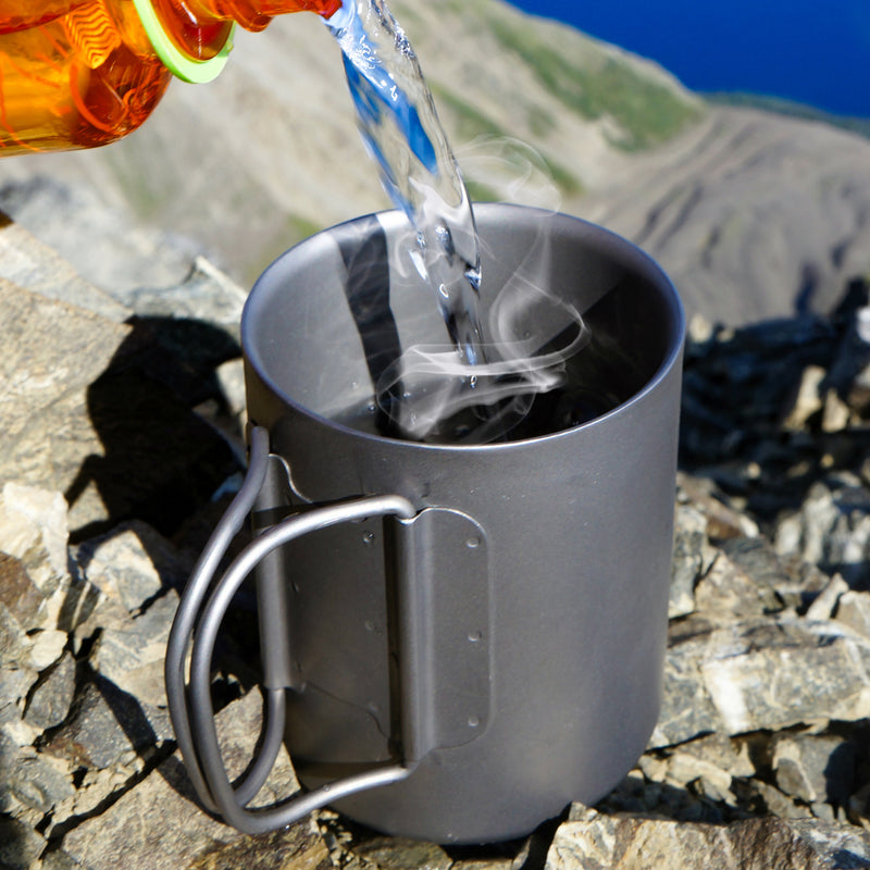 Load image into Gallery viewer, Cook'n'Escape 300ml Titanium Double-Layer Cup