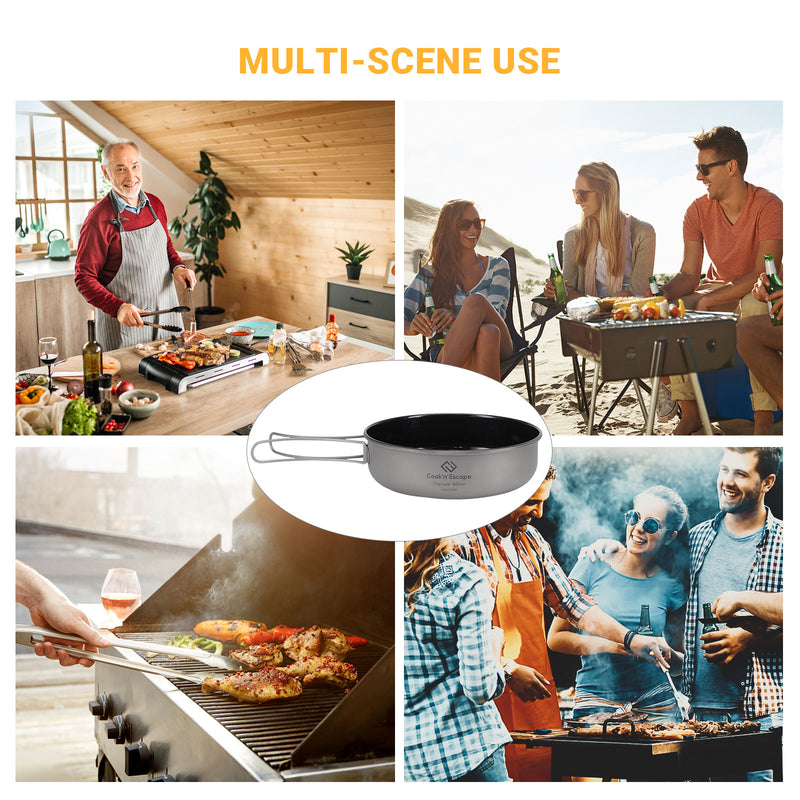 Load image into Gallery viewer, Cook'n'Escape Titanium Frying Pan