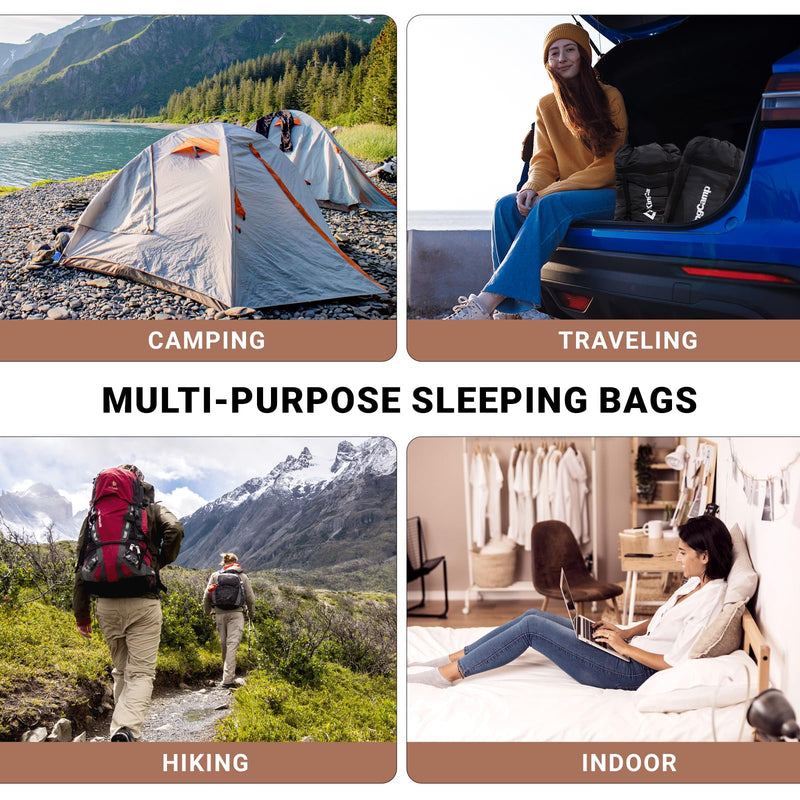 Load image into Gallery viewer, KingCamp GALE 300 Sleeping Bag-Envelope With Hood