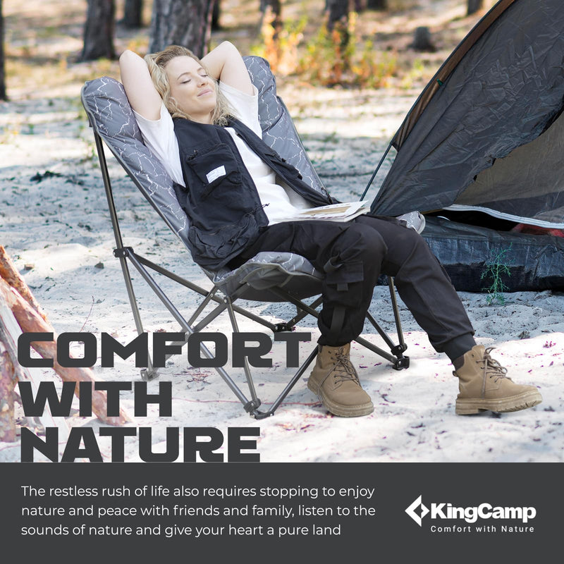 Load image into Gallery viewer, KingCamp Butterfly Padded Camp Chair