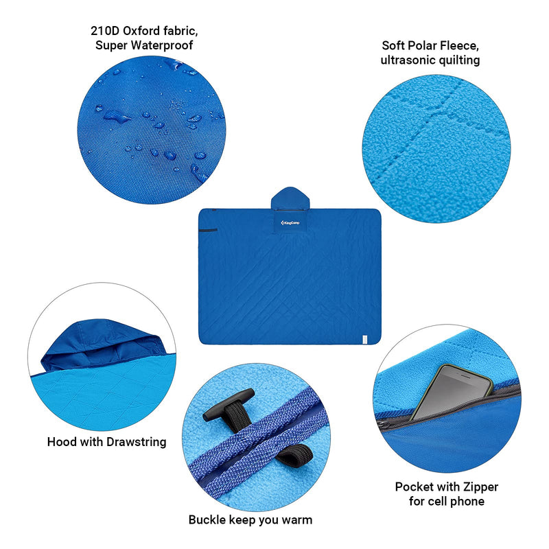 Load image into Gallery viewer, KingCamp ANNA Picnic Rug 3-in-1 Outdoor Blanket