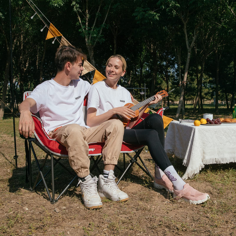 Cargue la imagen en el visor de la galería, KingCamp Double Sofa Chair Camping Loveseat