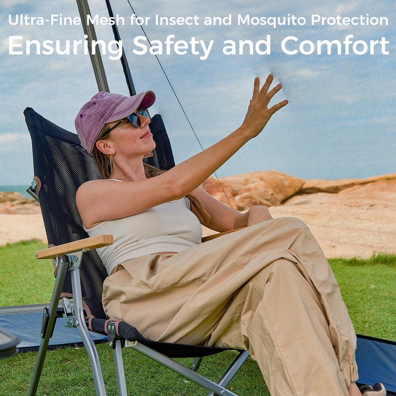 Load image into Gallery viewer, KingCamp CAIRO 2 Pop Up Mesh Canopy Tent 10x7 FT