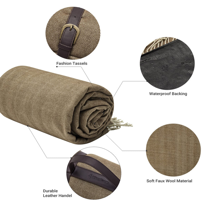 Load image into Gallery viewer, KingCamp Waterproof Picnic Rug Beach & Camping Blanket