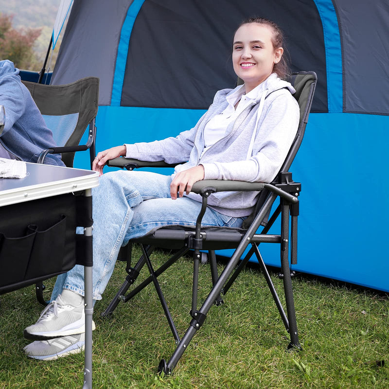 Load image into Gallery viewer, FUNDANGO SWIVEL BACK ARMCHAIR Folding Chair