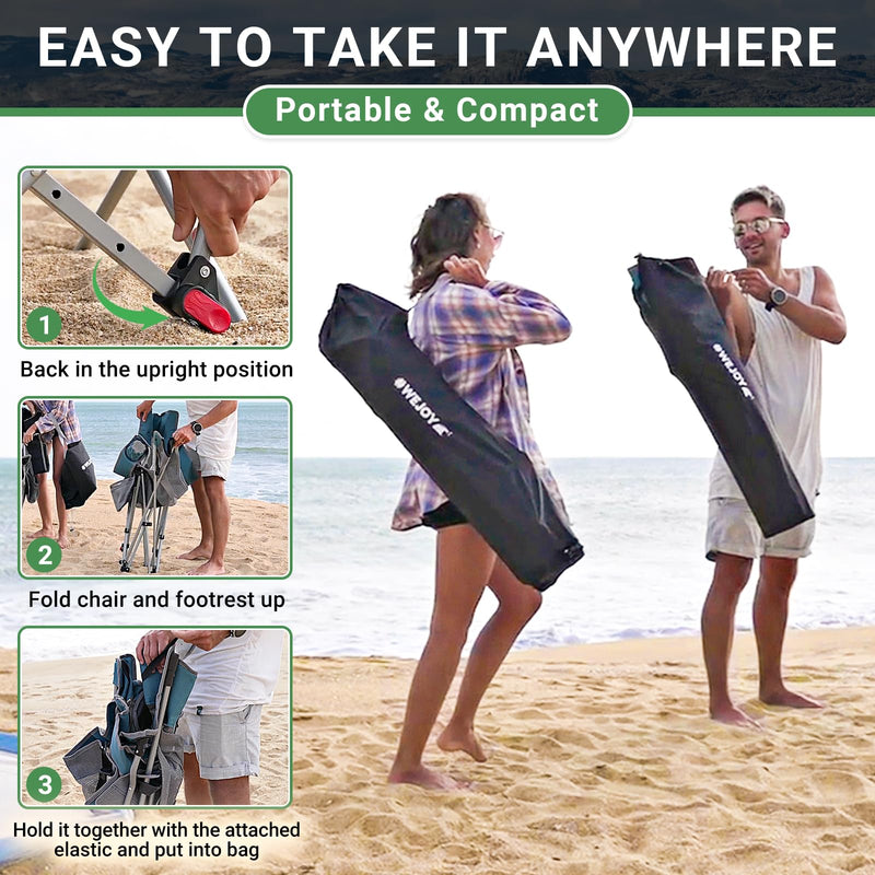 Load image into Gallery viewer, WEJOY Folding Recliner CHA Lounge Chair