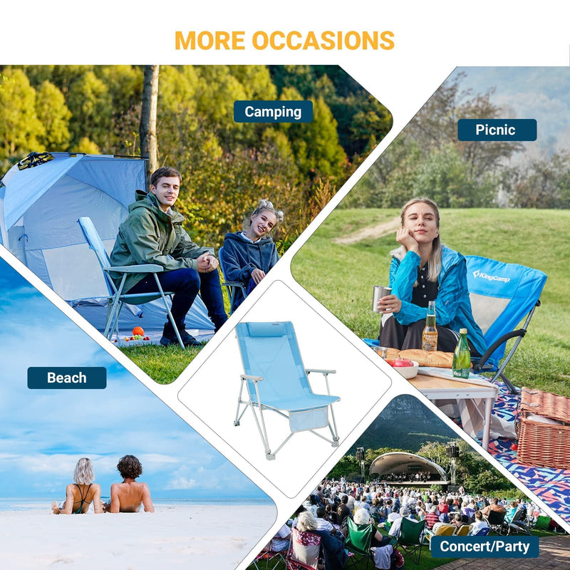 Load image into Gallery viewer, WEJOY Daydream Beach Chair - Relaxation and Comfort by the Shore