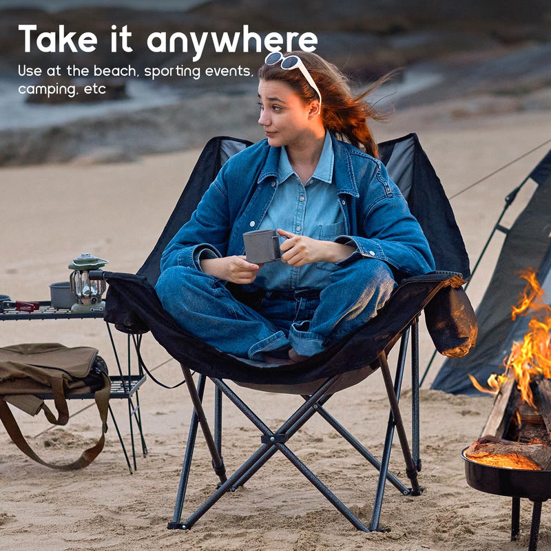 Cargue la imagen en el visor de la galería, Silla de camping con calefacción KingCamp CANNA C10 PLUS