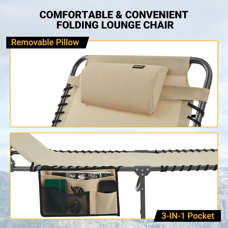 Load image into Gallery viewer, KingCamp BAVARIA COOL Adjustable Cot Beach Lounger