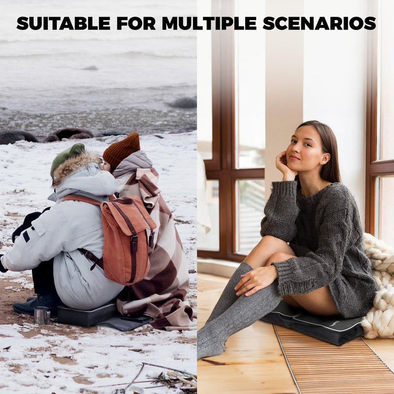 Load image into Gallery viewer, KingCamp Heating Pad Stadium Seat Cushion (2 Pieces)