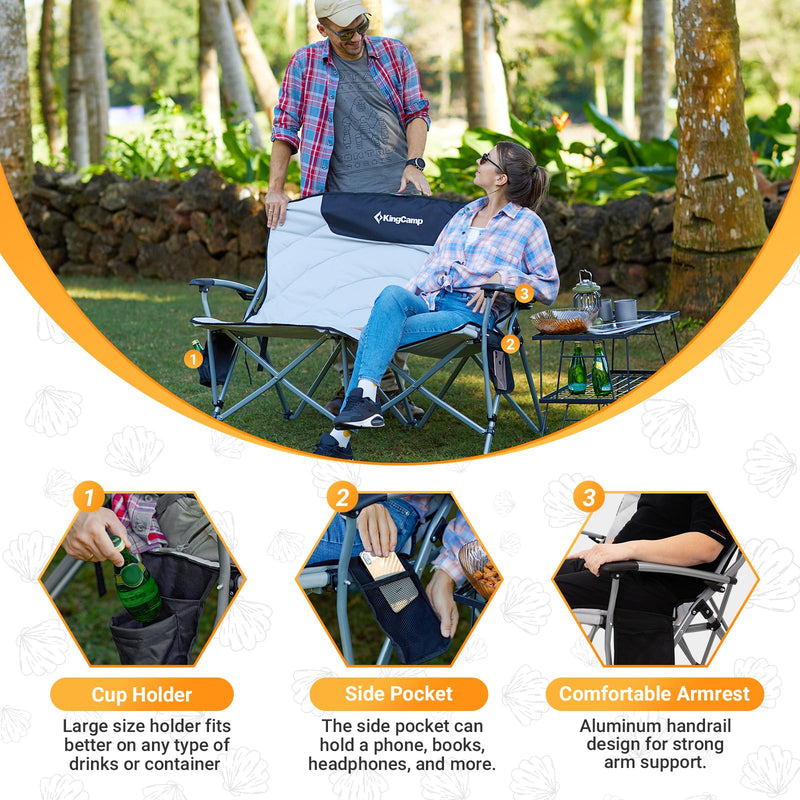 Load image into Gallery viewer, KingCamp POLAR C20 Loveseat