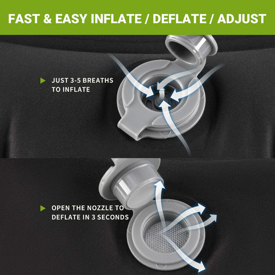 ATEPA VIRGA Air Pillow Ultralight Down Alternative Inflatable Travel Pillow