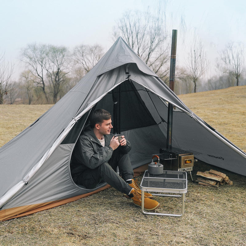 Load image into Gallery viewer, KingCamp Tipi Hot Tent & Surefire Stove Bundle
