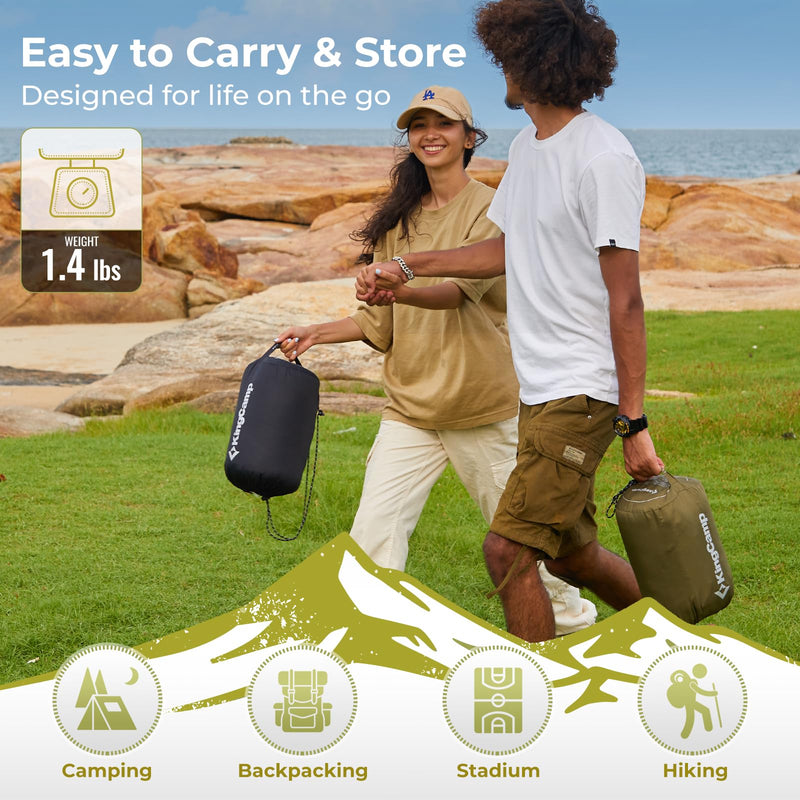 Load image into Gallery viewer, KingCamp Camping Wearable Blanket Poncho