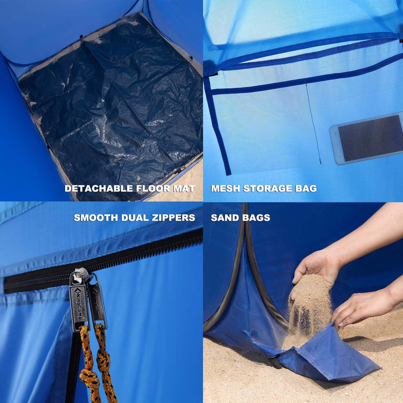 Cargue la imagen en el visor de la galería, Tienda de ducha portátil KingCamp