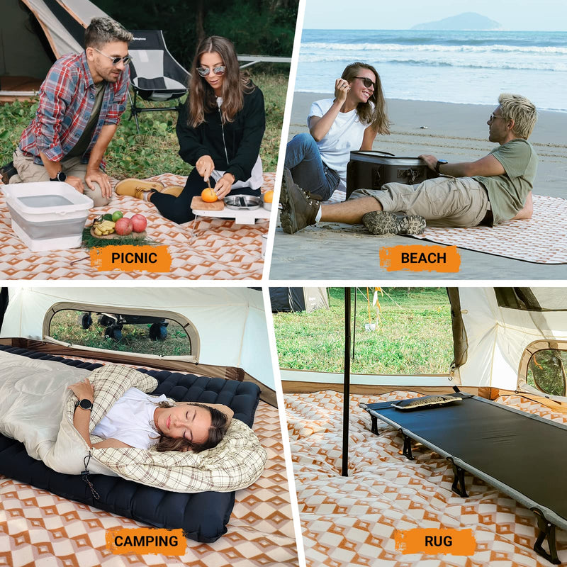Load image into Gallery viewer, KingCamp POCAHONTAS XL Picnic Rug Double-Sided Velvet Picnic Cushion