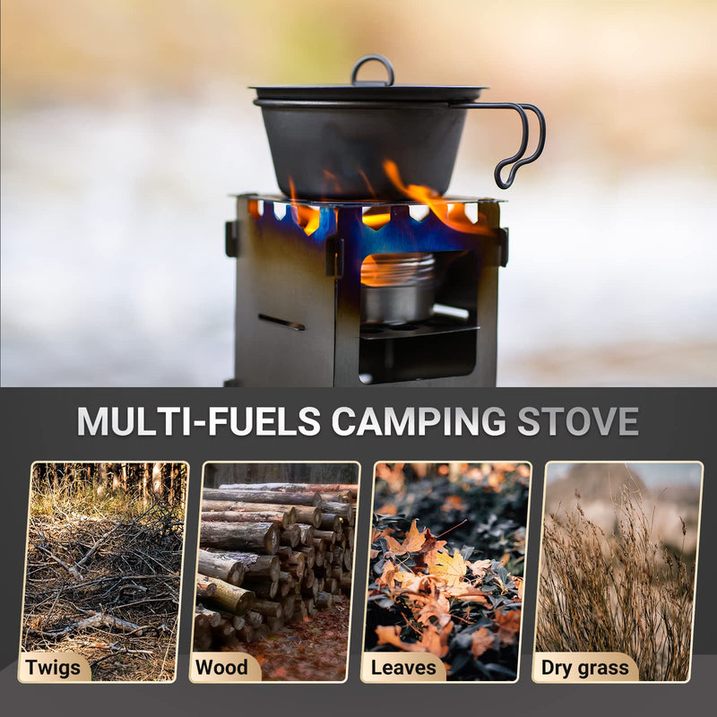 Load image into Gallery viewer, Cook'n'Escape Titanium Wood Stove