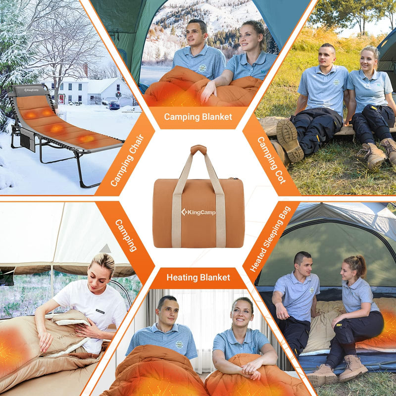 Load image into Gallery viewer, KingCamp WHEATLAND 450 3 in 1 Sleeping Bag