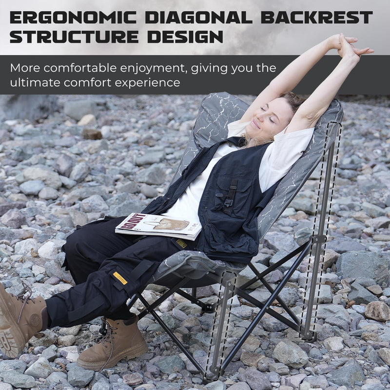 Load image into Gallery viewer, KingCamp Butterfly Padded Camp Chair