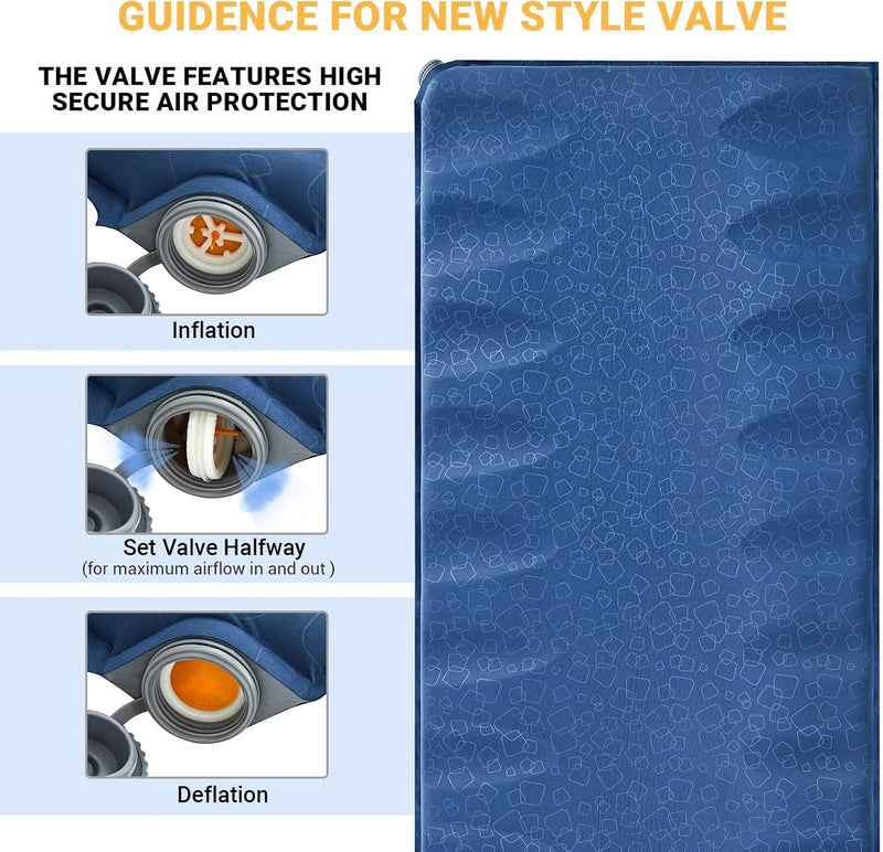 Cargue la imagen en el visor de la galería, Colchoneta autoinflable KingCamp PARADOX 5