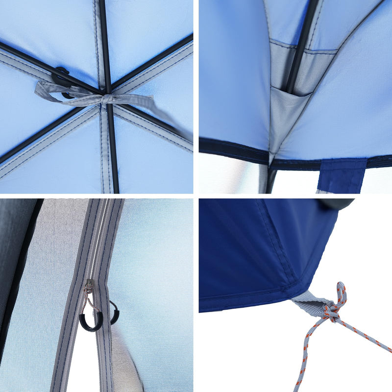 Load image into Gallery viewer, KingCamp CAIRO 2 Pop Up Mesh Canopy Tent 10x7 FT